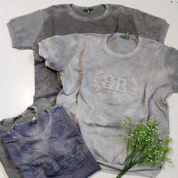 تیشرت آستین خز سنگشور