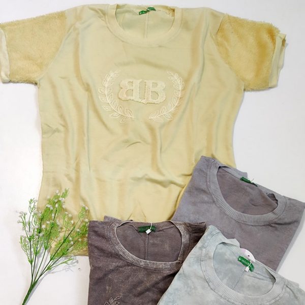 تیشرت آستین خز سنگشور - مانتو پاتریس رشت