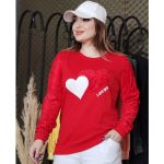 بلوز آستین بلند دو قلب - مانتو پاتریس رشت