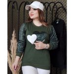 بلوز آستین بلند دو قلب - مانتو پاتریس رشت