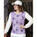 بلوزطرحدار آستین خز 289001922 - Image 11