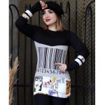 تونیک چاپ بارکد - مانتو پاتریس رشت