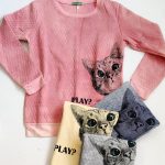 بلوز آبرنگی گربه - مانتو پاتریس رشت