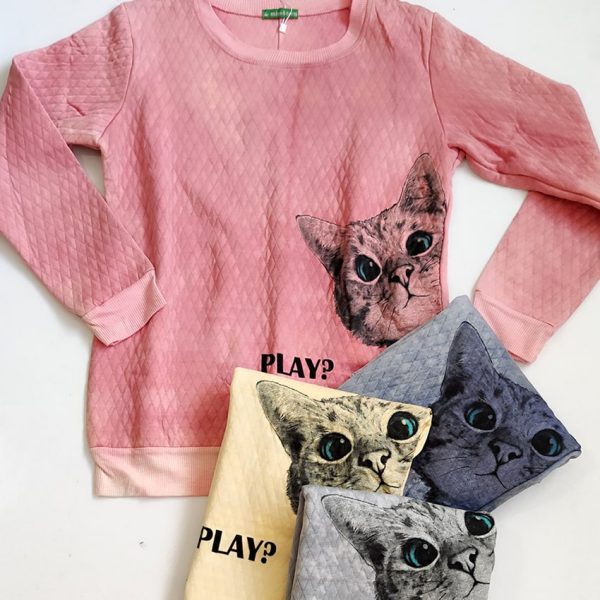 بلوز آبرنگی گربه - مانتو پاتریس رشت