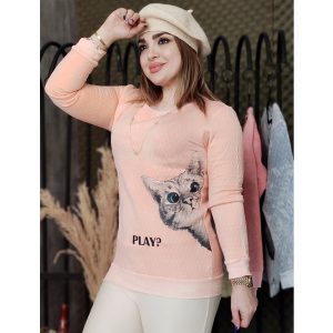 بلوز آبرنگی گربه - مانتو پاتریس رشت