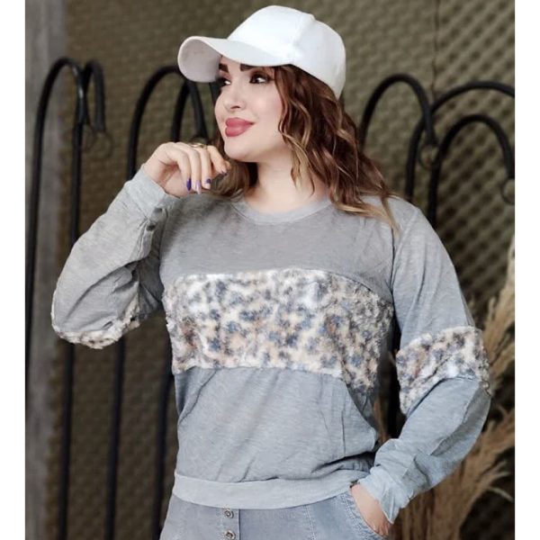 28900855-3-min بلوز آستین خز ملانژ - مانتو پاتریس رشت