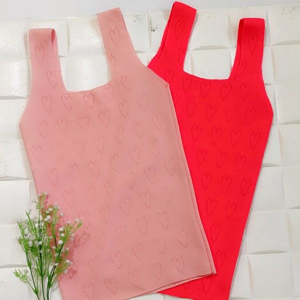 تاپ بافت قلبی - مانتو پاتریس رشت