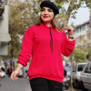 هودی ساده رنگی دورس - مانتو پاتریس رشت