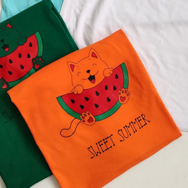 32100312-2-min تیشرت چاپ گربه و هندوانه