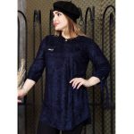 تونیک مخمل آستین بندی - مانتو پاتریس رشت