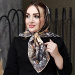 روسری طرح گل - مانتو پاتریس رشت