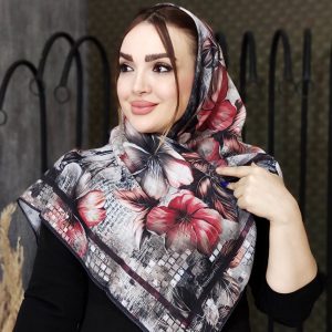 روسری طرح گل - مانتو پاتریس رشت