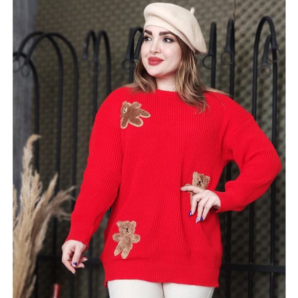 تونیک بافت خرس قرمز - مانتو پاتریس رشت