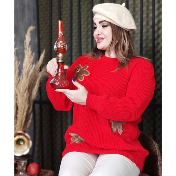 تونیک بافت خرس قرمز - مانتو پاتریس رشت