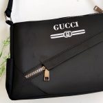 کیف دوشی گوچی مشکی برزنتی