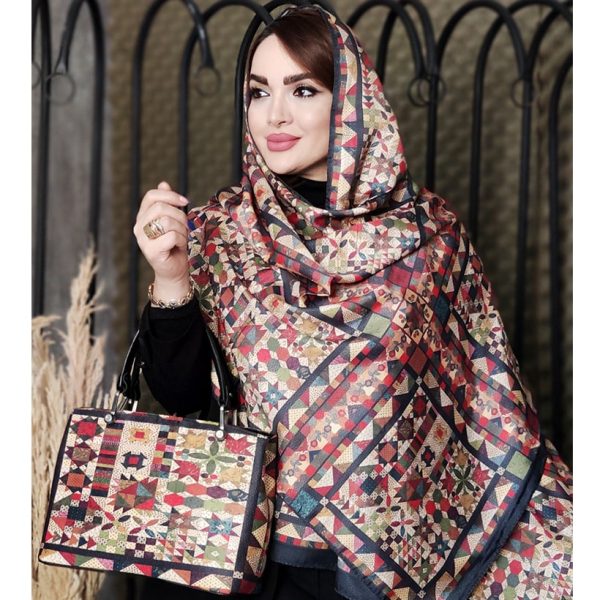 ست کیف و شال طرحدار - مانتو پاتریس رشت