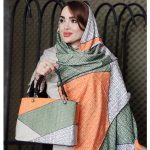 ست کیف و شال طرحدار - مانتو پاتریس رشت