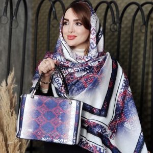 ست کیف و شال طرحدار - مانتو پاتریس رشت