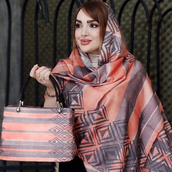 ست کیف و شال طرحدار - مانتو پاتریس رشت