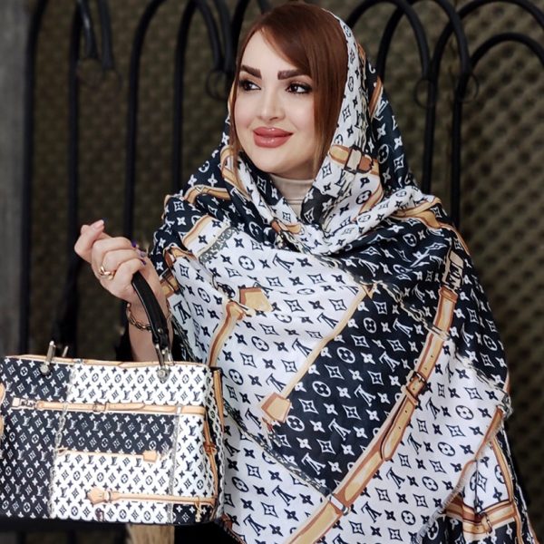 ست کیف و شال طرحدار - مانتو پاتریس رشت