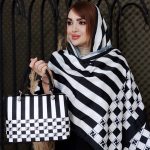 ست کیف و شال طرحدار - مانتو پاتریس رشت