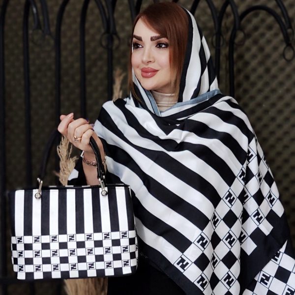 ست کیف و شال طرحدار - مانتو پاتریس رشت