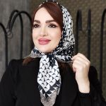 مینی اسکارف طرحدار - مانتو پاتریس رشت