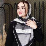 روسری هندسی رنگی - مانتو پاتریس رشت