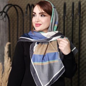 روسری هندسی رنگی - مانتو پاتریس رشت