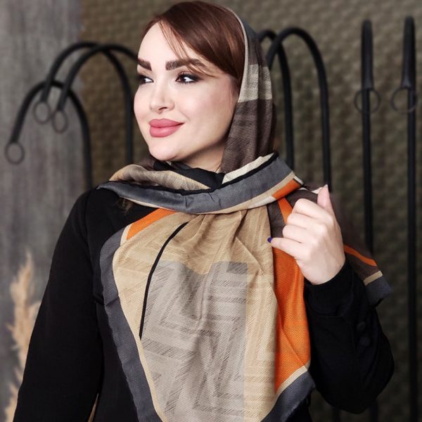 روسری هندسی رنگی - مانتو پاتریس رشت