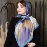 روسری هندسی رنگی - مانتو پاتریس رشت