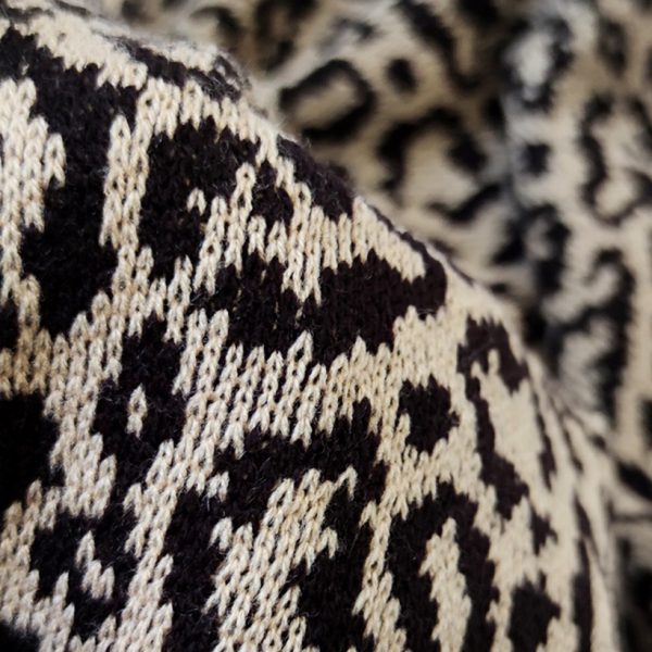 35700257-1 شال بافت پلنگی - مانتو پاتریس رشت