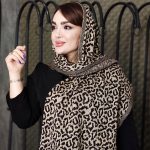 شال بافت پلنگی - مانتو پاتریس رشت