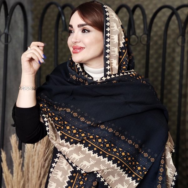 شال پاییزه طرح گوزن - مانتو پاتریس رشت