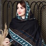 شال پاییزه طرح گوزن - مانتو پاتریس رشت