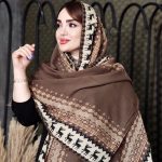 شال پاییزه طرح گوزن - مانتو پاتریس رشت