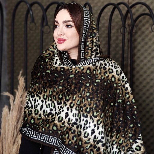 شال موهر پلنگی - مانتو پاتریس رشت