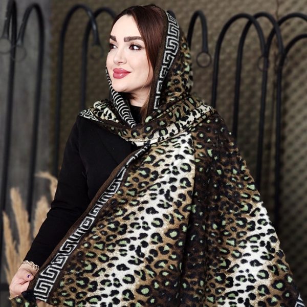 شال موهر پلنگی - مانتو پاتریس رشت