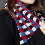 شال گردن بافت رنگی - مانتو پاتریس رشت