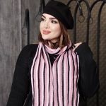 شال گردن بافت رنگی - مانتو پاتریس رشت