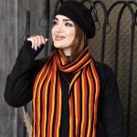 شال گردن بافت رنگی - مانتو پاتریس رشت