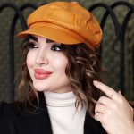 کلاه لبه دار چرم - مانتو پاتریس رشت