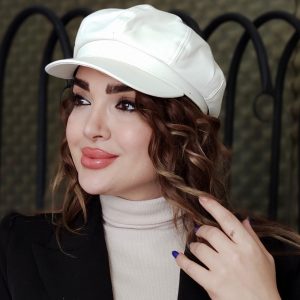 کلاه لبه دار چرم - مانتو پاتریس رشت