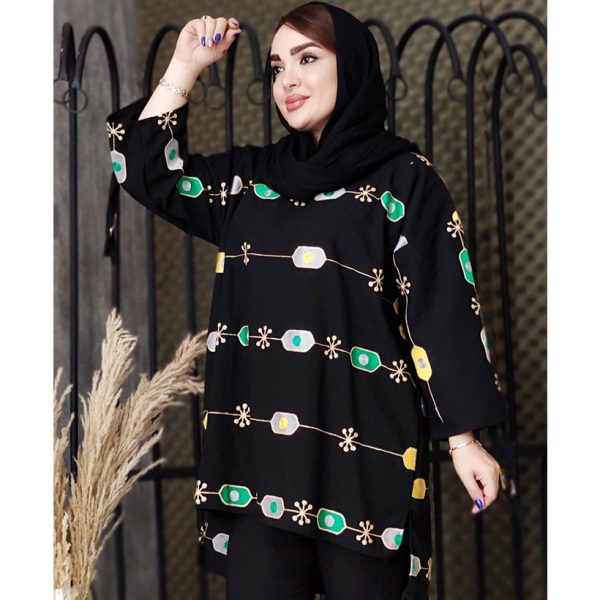 تونیک لینن گلدوزی - مانتو پاتریس رشت