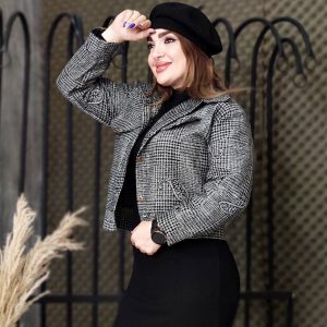 کت کراپ ترمه - مانتو پاتریس رشت