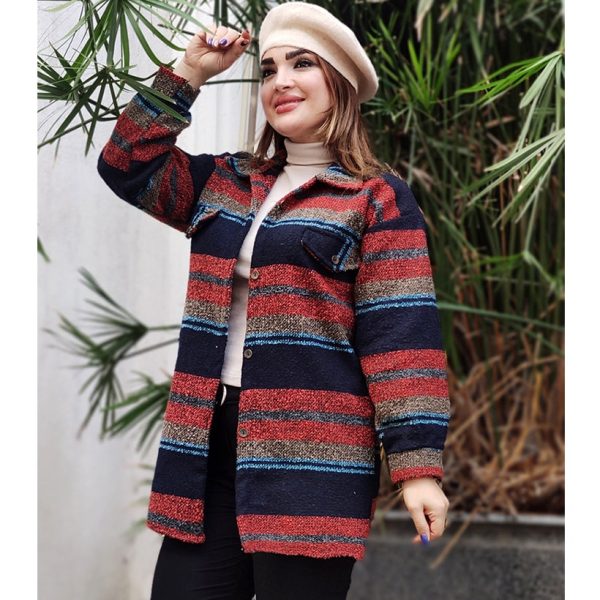 مانتو کجه جیب نما - مانتو پاتریس رشت