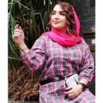 مانتو چهارخونه بلند کشمیر - مانتو پاتریس رشت