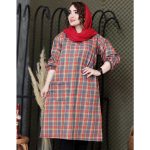 مانتو چهارخونه بلند کشمیر - مانتو پاتریس رشت