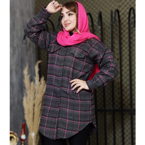 مانتو چهارخونه دو جیب - مانتو پاتریس رشت