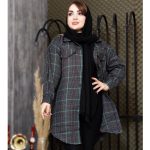 مانتو چهارخونه دو جیب - مانتو پاتریس رشت